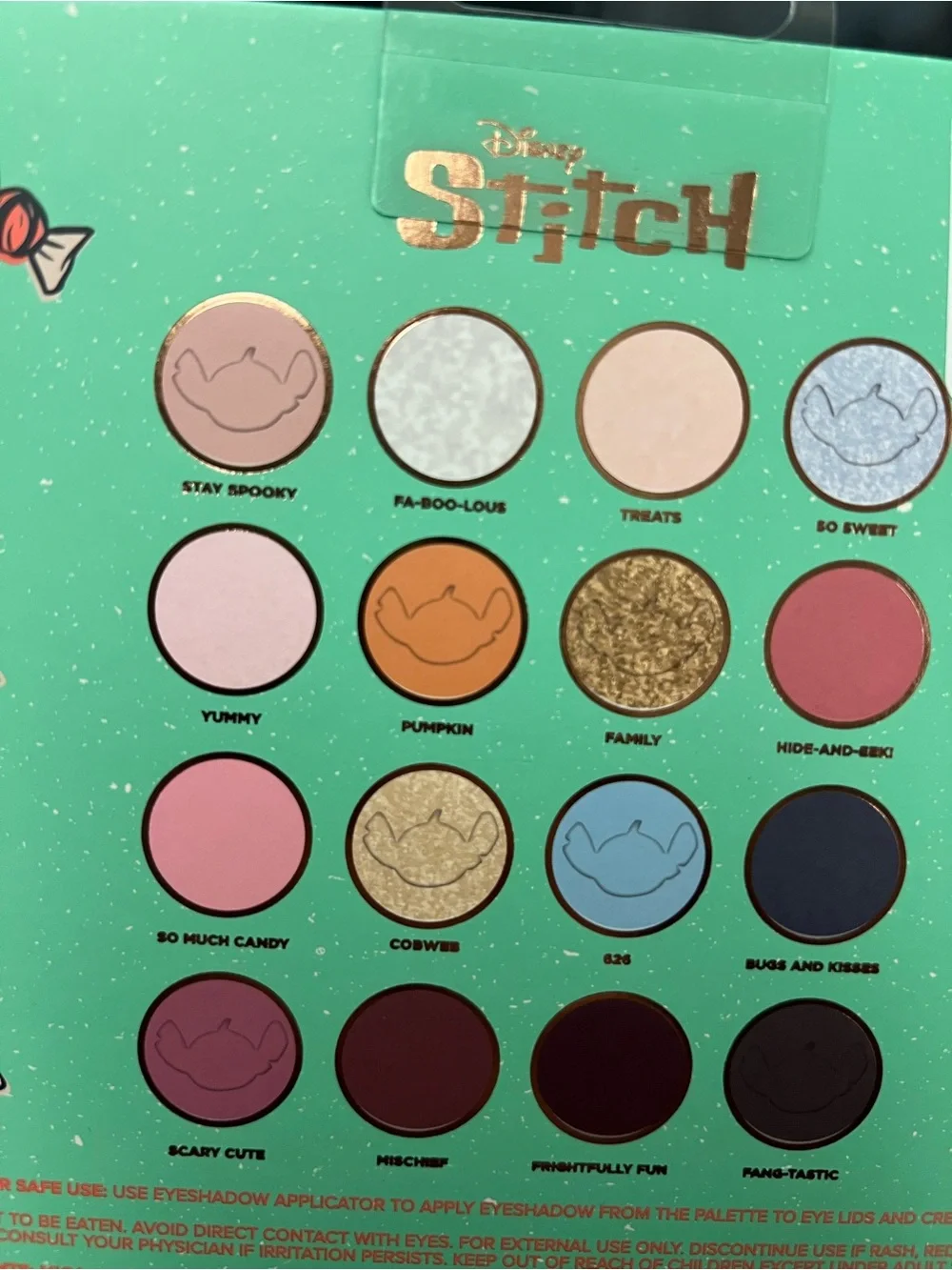 Disney Stitch Halloween Eyeshadow Palette